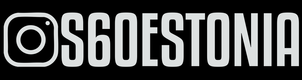 S60ESTONIA STICKER - WHITE