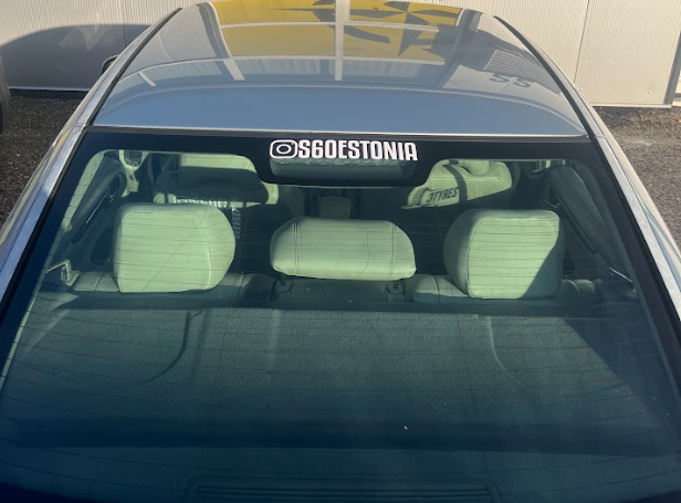 S60ESTONIA STICKER - WHITE